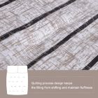 Alternate image 2 for PiccoCasa Comfortable 3-Piece Stripe Comforter Bedding Set Down Alternative Comforter Set with 2 Piece Pillow Shams Soft and Lightweight for All-Season Gray Queen