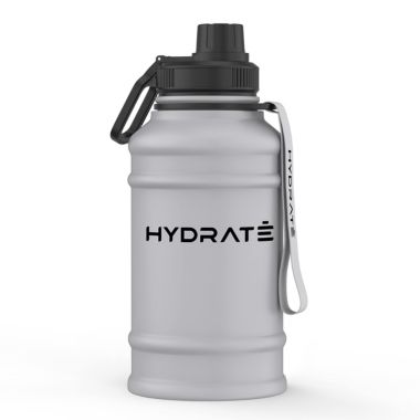 HYDRATE 74 Oz Stainless Steel Water Bottle - BPA Free Metal Water Bottle for Gym, Exercise - Water Jug with Convenient Nylon Carrying Strap and Leak-Proof Screw Cap Water Bottles for Men, Women, Adult. View a larger version of this product image.