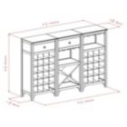 Alternate image 1 for Ancona 3-Pc Modular Wine Cabinet Set, Espresso