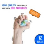 Alternate image 1 for Globe Squeeze Stress Balls Earth Ball Stress Relief Toys Therapeutic Educational Balls
