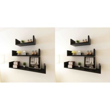 Home Life Boutique Wall Shelves 6 pcs. View a larger version of this product image.