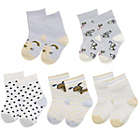 Alternate image 0 for Wrapables Doggy and Stripes Toddler Socks (Set of 5)