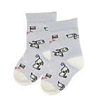 Alternate image 2 for Wrapables Doggy and Stripes Toddler Socks (Set of 5)