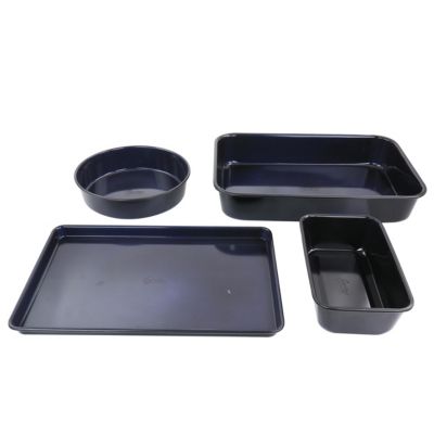 Esonmus 9pcs Nonstick Carbon Steel Bakeware Set Includes Bread Pan Baking Sheet 