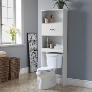 Generic Over the Toilet with 3-Shelves and 2-Doors Cabinet. View a larger version of this product image.