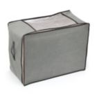 Alternate image 1 for Stock Preferred 4-Pieces Under Bed Storage Organizer Bins in Dark Grey