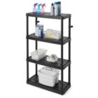 Alternate image 2 for Gracious Living 4-Shelf Fixed Height Ventilated Medium Duty Shelving Unit