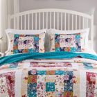 Alternate image 3 for Greenland Home Fashions Harmony Quilted Pillow Sham - Standard 20x26", Teal