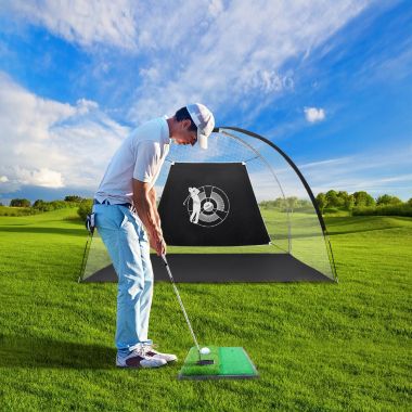 Slickblue 3-in-1 Portable 10 Feet Golf Practice Set. View a larger version of this product image.