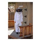 Alternate image 2 for Honeyrite Cotton with Plastic Mesh Veil Full Bee Suit - XXL