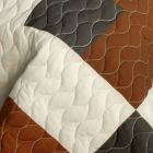 Alternate image 3 for Blancho Bedding Initial Dream 3PC Vermicelli - Quilted Patchwork Quilt Set (Full/Queen Size)