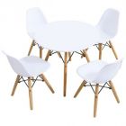 Alternate image 0 for Costway 5 Piece Kids Mid-Century Modern Table Chairs Set