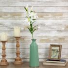 Alternate image 1 for Allstate 28" White Easter Lily Artificial Silk Floral Spray