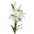 Alternate image 2 for Allstate 28" White Easter Lily Artificial Silk Floral Spray