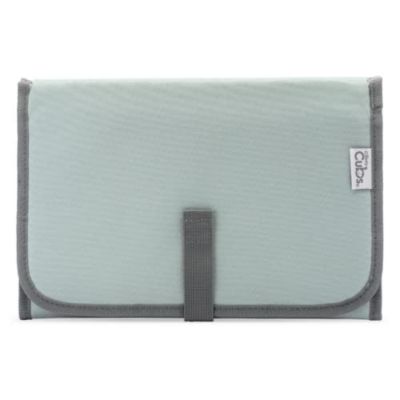 Baby Portable Changing Pad, Diaper Bag, Travel Mat Station by Comfy Cubs (Earth Green, Compact)