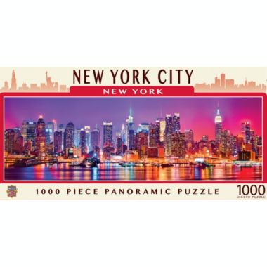 MasterPieces 1000 Piece Jigsaw Puzzle For Adults, Family, Or Kids - New York Panoramic - 13"x39". View a larger version of this product image.