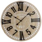 Alternate image 0 for Northlight 24" Battery Operated Round Wall Clock with Roman Numeral and Block Numbers
