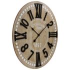 Alternate image 2 for Northlight 24" Battery Operated Round Wall Clock with Roman Numeral and Block Numbers