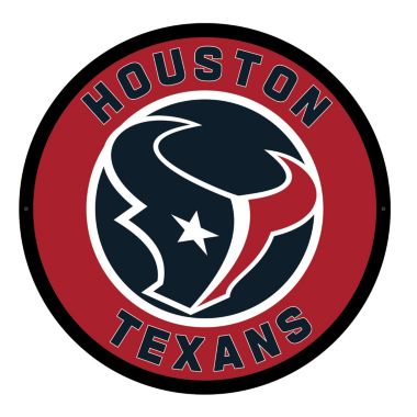 Evergreen Ultra-Thin Edgelight LED Wall Decor, Round, Houston Texans- 23 x 23 Inches Made In USA. View a larger version of this product image.