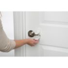 Alternate image 1 for Safety 1st  Adhesive Child Proof Door Lever Lock with Decoy Button, 2 Pack, White, Toddler
