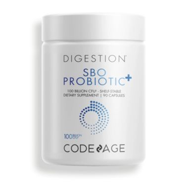Codeage SBO Probiotics 100 Prebiotics Supplement Front. View a larger version of this product image.