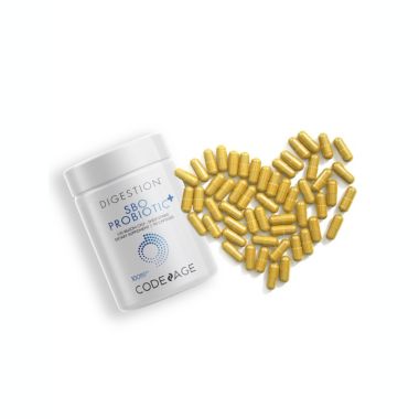Codeage SBO Probiotics 100 Prebiotics Supplement Front. View a larger version of this product image.