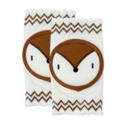 Wrapables Protective Baby Knee Pads for Crawling / Brown Fox