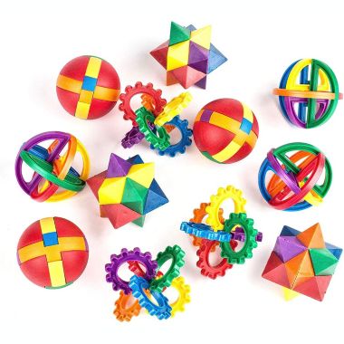 Neliblu Party Favors for Kids - Fun Puzzle Balls - Goody Bag Fillers - Treasure Box Prizes. View a larger version of this product image.