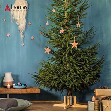 Tree Nest Decorations Rustic Christmas Tree Stand, Medium. View a larger version of this product image.