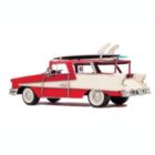 Alternate image 3 for Old Modern Handicrafts 1957 Ford Country Squire Station Wagon Model - Red
