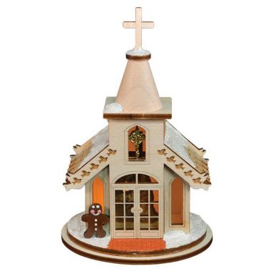 Old World Christmas 80003 Nativity Chapel Ornament. View a larger version of this product image.