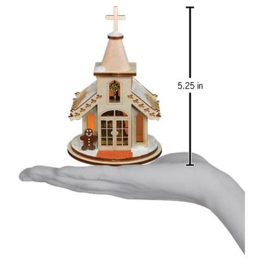 Old World Christmas 80003 Nativity Chapel Ornament. View a larger version of this product image.