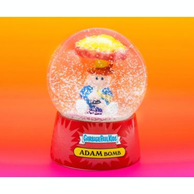 Garbage Pail Kids Adam Bomb Snow Globe Display Piece Decoration   Home Decor for Kids Room Essentials   Retro-Style '80s Gifts and Collectibles, Novelty Toys   4 Inches Tall. View a larger version of this product image.
