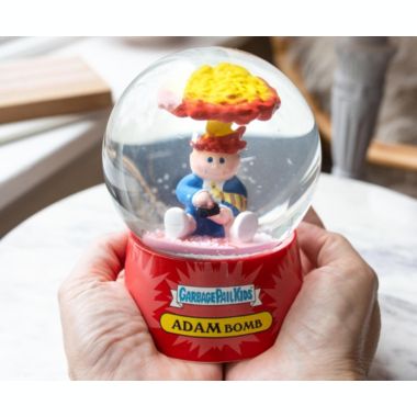 Garbage Pail Kids Adam Bomb Snow Globe Display Piece Decoration   Home Decor for Kids Room Essentials   Retro-Style '80s Gifts and Collectibles, Novelty Toys   4 Inches Tall. View a larger version of this product image.