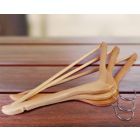 Alternate image 1 for Shara Sofia 10-Pack Woodeen Suit Hangers
