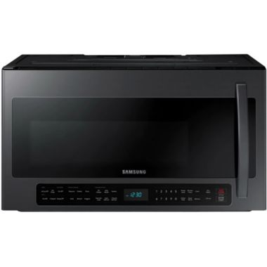 2.1 Cu. Ft. Black Stainless Over-the Range Microwave. View a larger version of this product image.