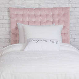 Dormify Twin/Twin XL Velvet Hanging Headboard Pillow - Pink