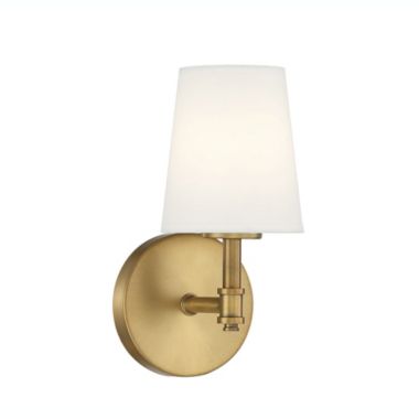 Trade Winds Coyle 1-Light Wall Sconce in Natural Brass. View a larger version of this product image.