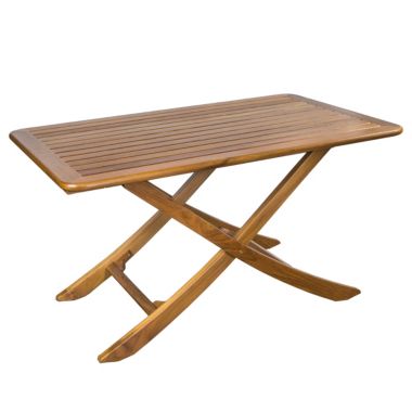 Prime Teak - Large Adjustable Slat Top Table. View a larger version of this product image.