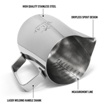 Zulay Kitchen Frothing Pitcher - 20 oz. View a larger version of this product image.