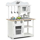 Alternate image 0 for Costway-CA Wooden Pretend Play Kitchen Set for Kids with Accessories and Sink