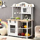 Alternate image 1 for Costway-CA Wooden Pretend Play Kitchen Set for Kids with Accessories and Sink