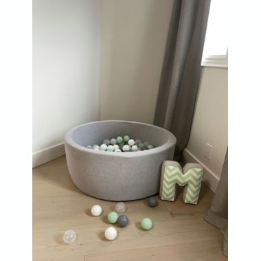 Boomboleo Foam  Ball Pit with 200 Balls Ohh Pistachio. View a larger version of this product image.