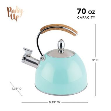 Pinky Up (Accessories) Presley Light Blue Tea Kettle. View a larger version of this product image.