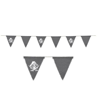 SILVER & PINK MIX PERSONALISED BUNTING-MOON & STARS ANY NAME-£1 PER FLAG 