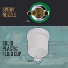 Alternate image 2 for Professional TCP Global Brand HVLP Touch-Up Spray Gun with a 1.0mm Fluid Tip & 4 oz. (125cc) Plastic Cup with Lid