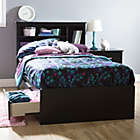 Alternate image 1 for South Shore Step One Mates Bed With 3 Drawers - Pure Black