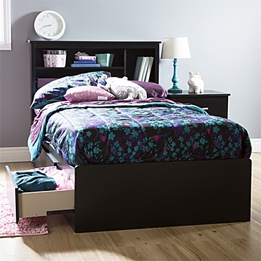 South Shore Step One Mates Bed With 3 Drawers - Pure Black. View a larger version of this product image.