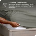 Alternate image 2 for Bare Home  - 24" Fitted Sheet - Extra Deep Pocket Fitted Sheet - Premium 1800 Microfiber - Ultra-Soft Wrinkle Free - Deep Pocket Fitted Bottom Sheets (Twin XL, Grey)