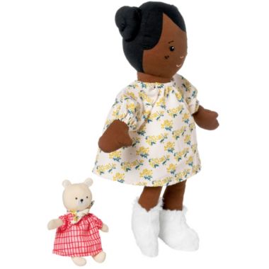 Manhattan Toy Playdate Friends Harper (Brown w/bear). View a larger version of this product image.